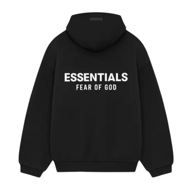 ESSENTIALS FLEECE HOODIE BLACK