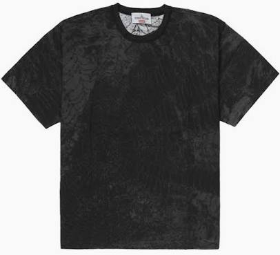STONE ISLAND X SUPREME T-Shirt Black RECONDITIONNÉ