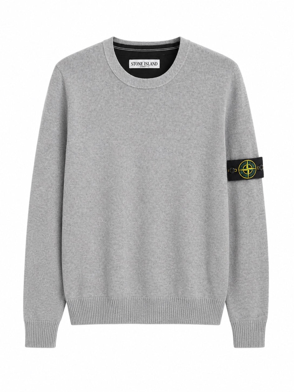 STONE ISLAND Crewneck Gris vintage RECONDITIONNÉ
