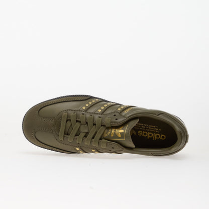 ADIDAS Samba OG Studded Stripes Dark Khaki Black
