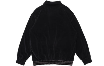 GUCCI Veste Chenille En Velour Noir RECONDITIONNÉ