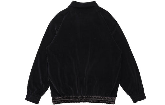 GUCCI Veste Chenille En Velour Noir RECONDITIONNÉ