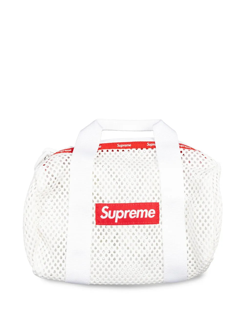 SUPREME Sacoche Filet White Red
