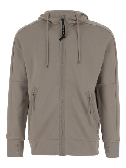 CP Company Hoodie Goggles Brown RECONDITIONNÉ