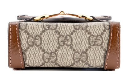 GUCCI 1955 Horsebit Mini Bag Brown