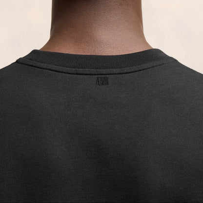 AMI TEE SHIRT AMI DE COEUR TRIPLE BLACK