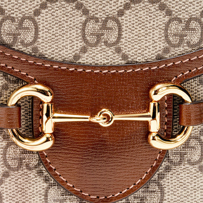GUCCI 1955 Horsebit Mini Bag Brown