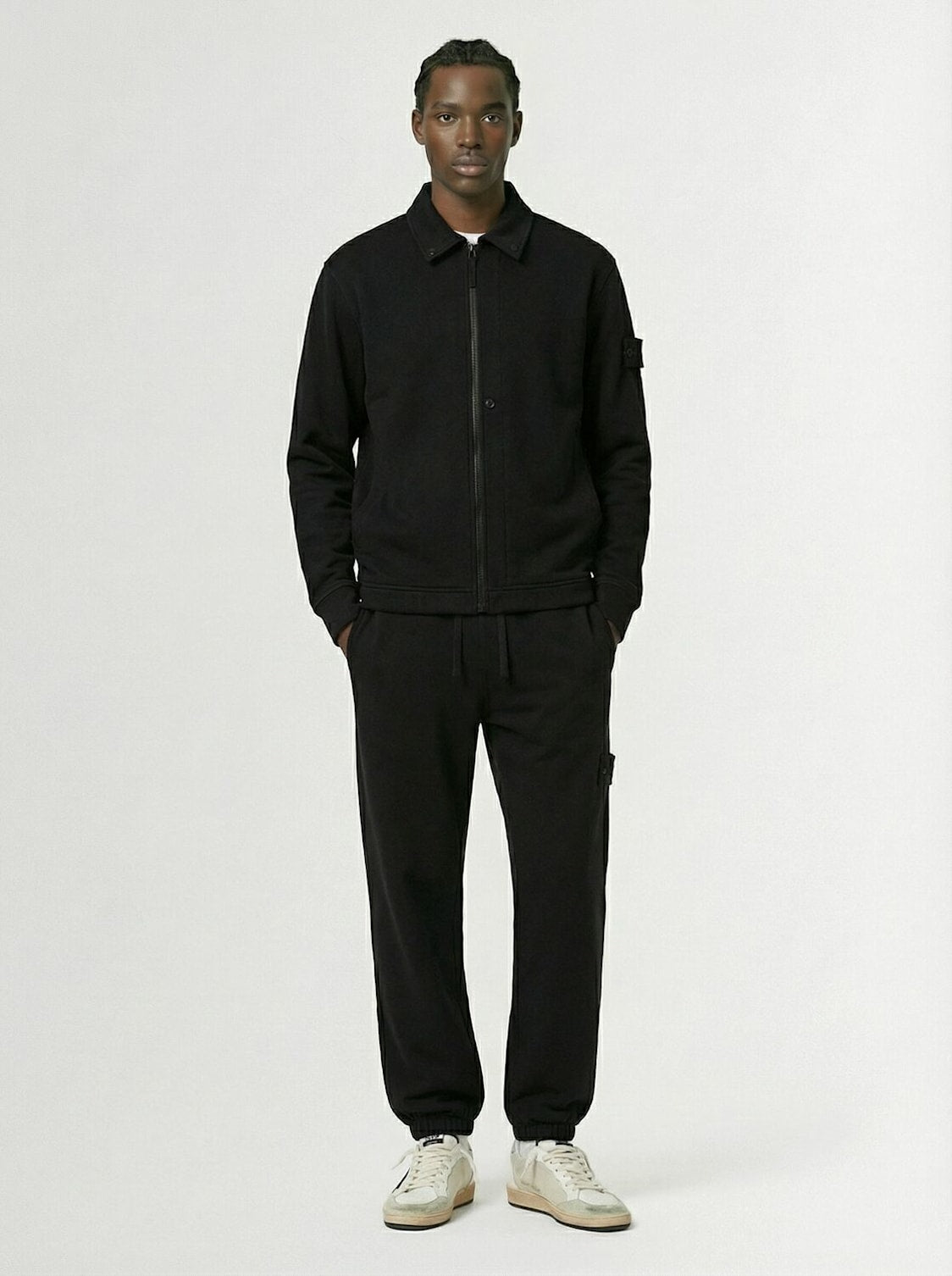 STONE ISLAND Pantalon Black Ghost