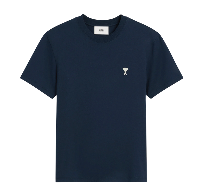 AMI TEE SHIRT AMI DE COEUR NAVY WHITE