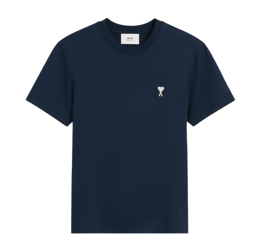 AMI TEE SHIRT AMI DE COEUR NAVY WHITE