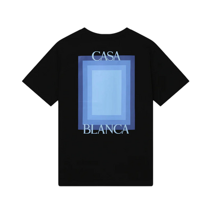 CASABLANCA T-Shirt Gradiant Blue