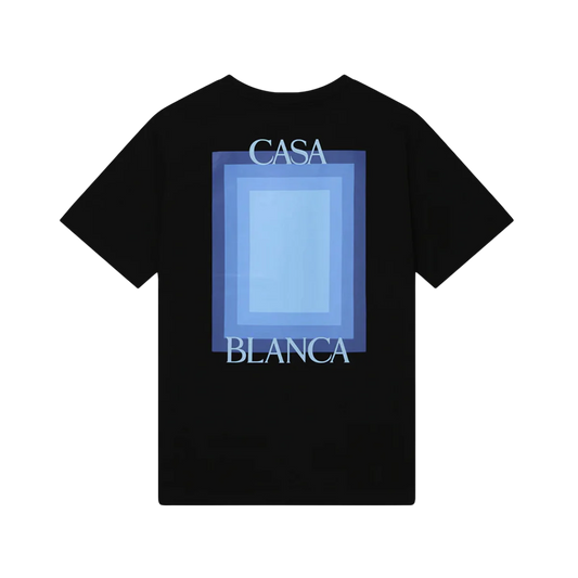CASABLANCA T-Shirt Gradiant Blue