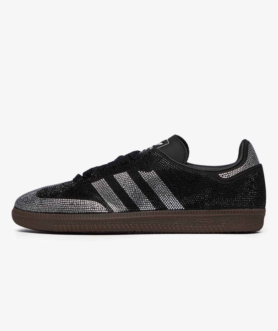ADIDAS Samba OG RHINESTONE BLACK SILVER