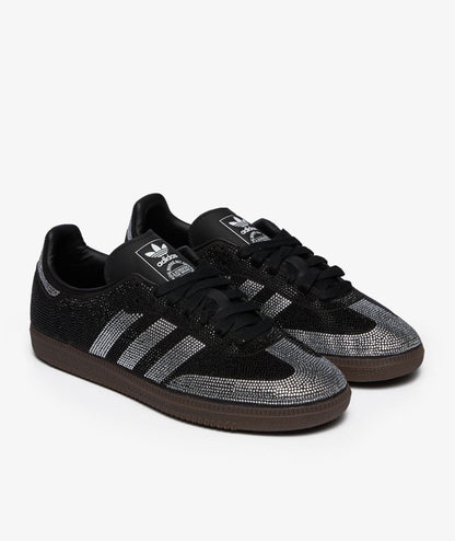 ADIDAS Samba OG RHINESTONE BLACK SILVER