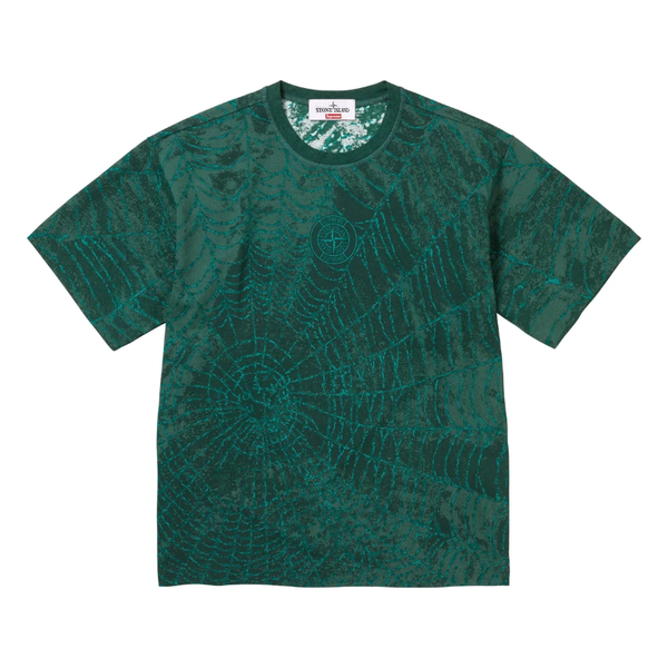 STONE ISLAND X SUPREME T-Shirt Green