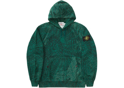 STONE ISLAND X SUPREME Hoodie Green