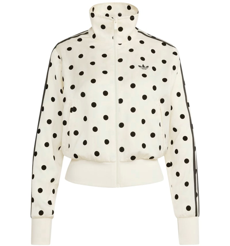 Adidas Veste Satin Jaune A Pois Noir