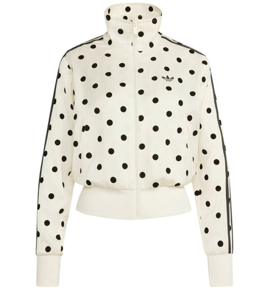 Adidas Veste Satin Jaune A Pois Noir