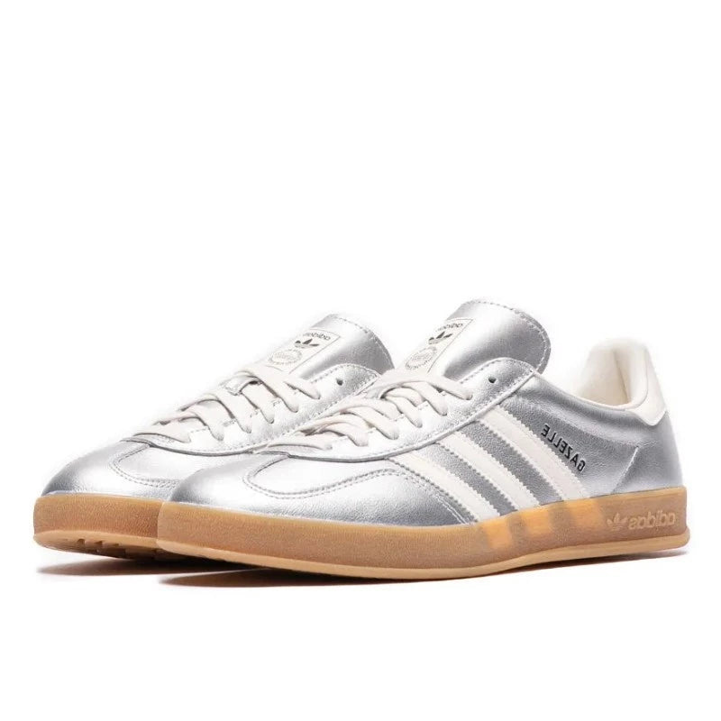 Adidas Gazelle Indoor Silver Metallic Core White