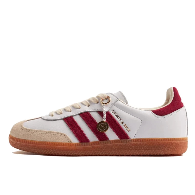 Adidas Samba OG Sporty & Rich White Core Burgundy