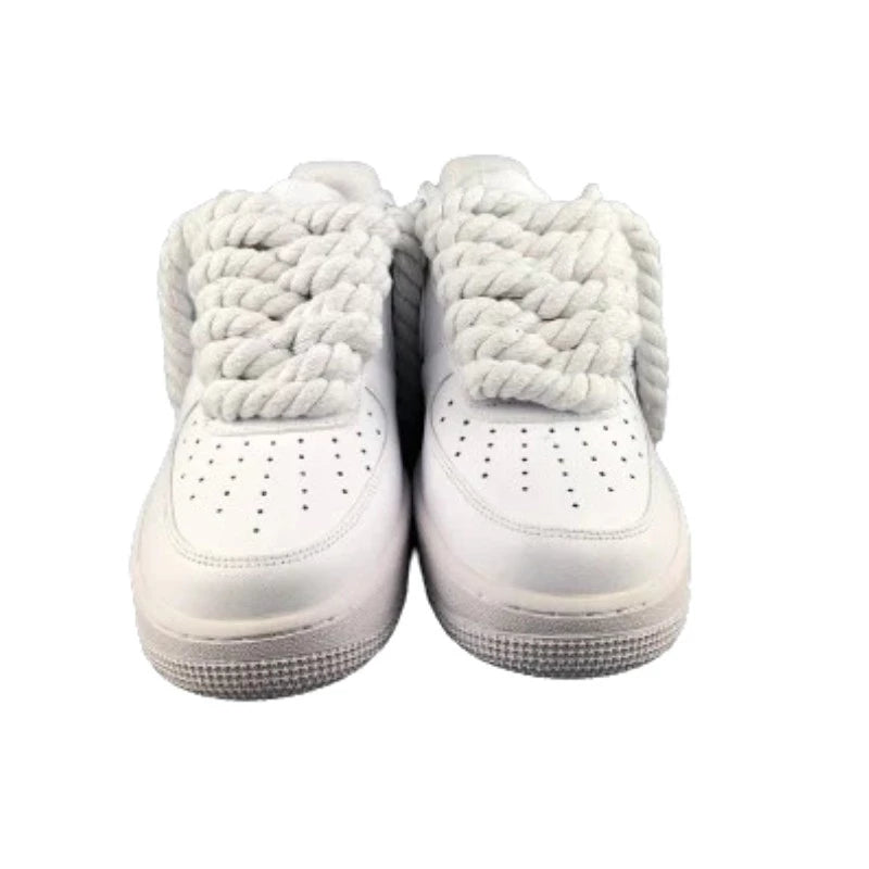 Air Force 1 Custom Lacet Corde Blanche
