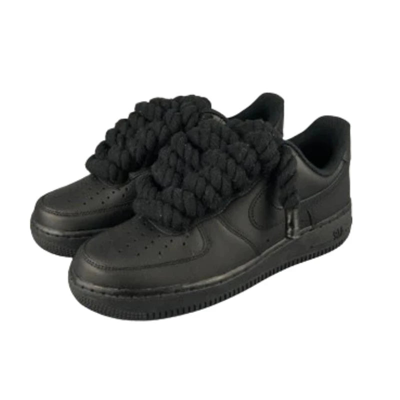 Air Force 1 Custom Lacet Corde Noir