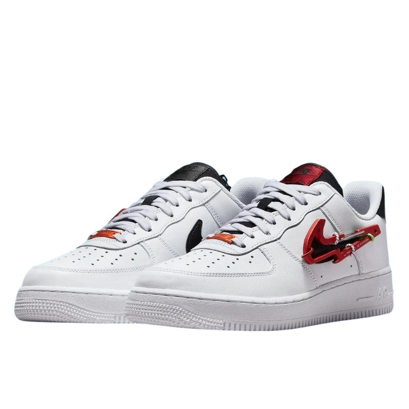 Air Force 1 Low Carabiner Swoosh Red