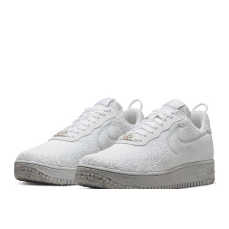 Air Force 1 Low Crater Flyknit White Platinum Tint