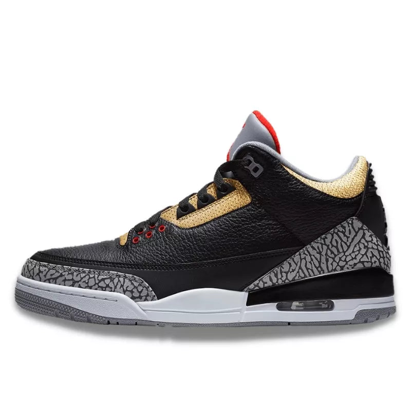 Air Jordan 3 Retro Black Cement Gold