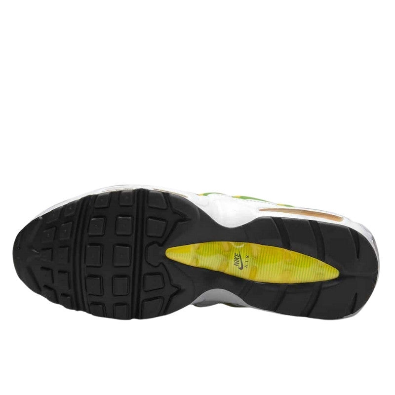 Air Max 95 Essential White Green Apple Tour Yellow