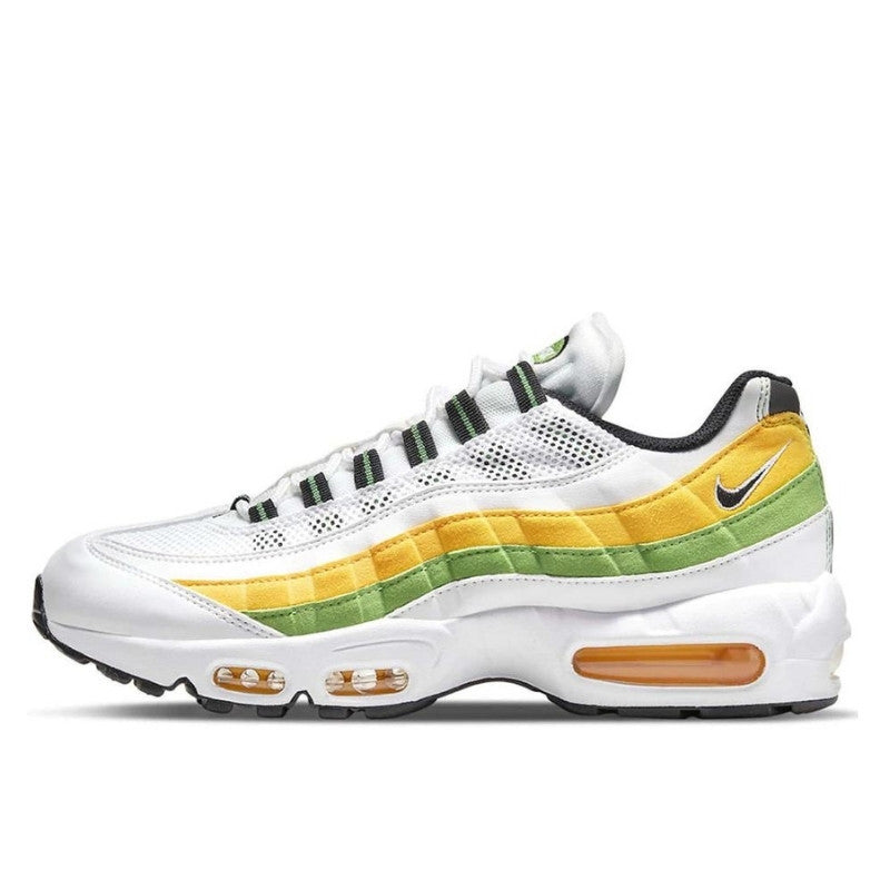 Air Max 95 Essential White Green Apple Tour Yellow