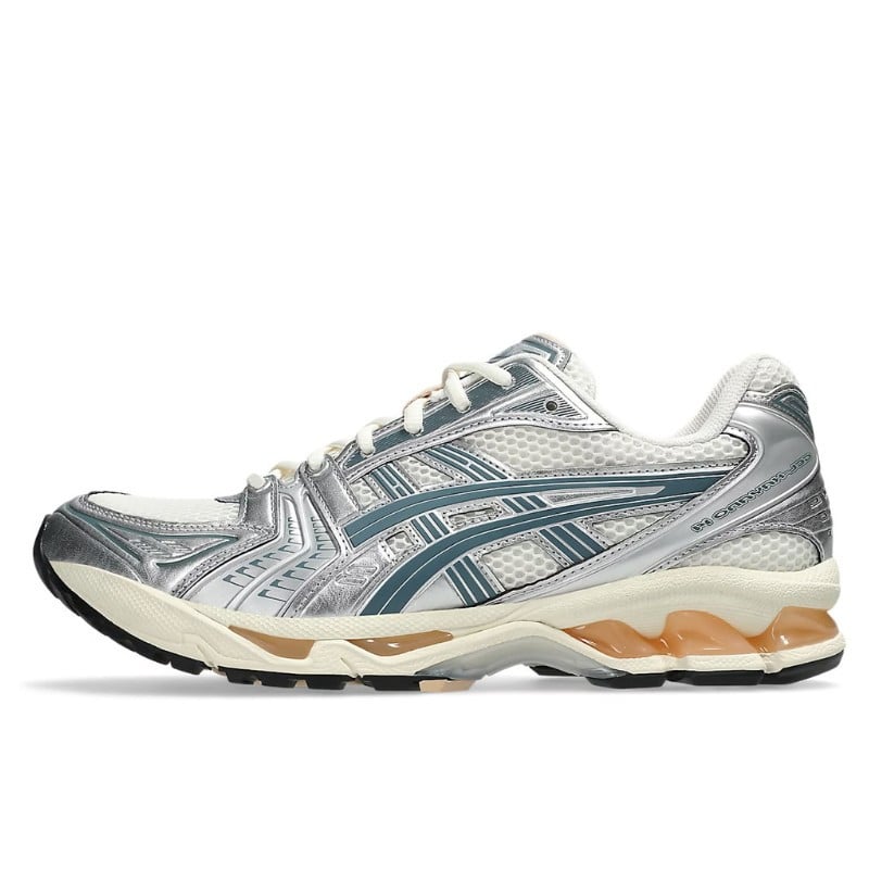 ASICS Gel-Kayano 14 Birch Pure Silver Teal Gold