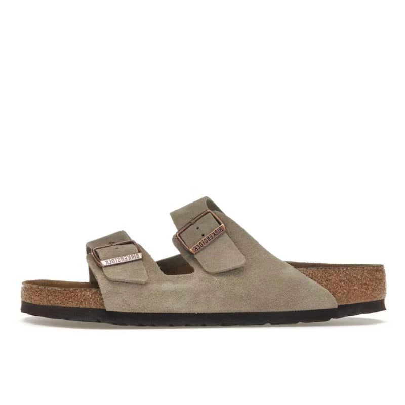 Birkenstock Arizona Soft Footbed Suede Taupe