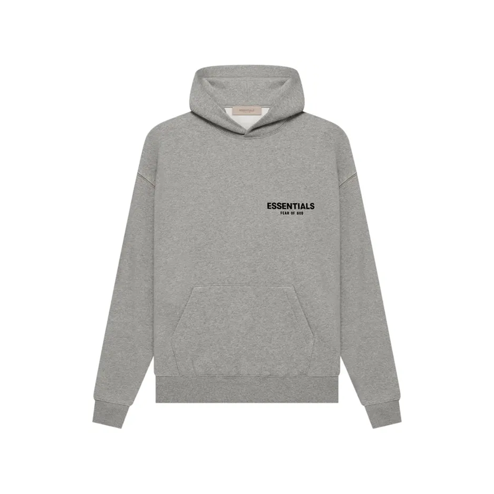 ESSENTIALS HOODIE DARK OATMEAL SS22