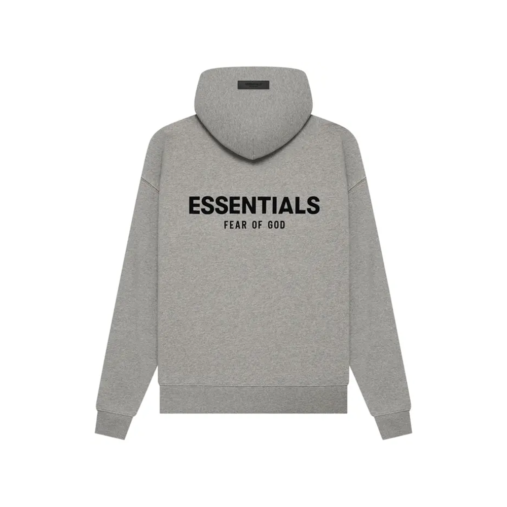 ESSENTIALS HOODIE DARK OATMEAL SS22