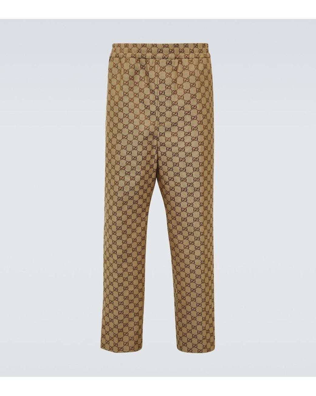GUCCI Jogging En Toile GG Beige RECONDITIONNÉ
