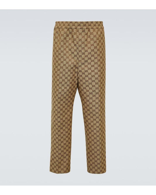 GUCCI Jogging En Toile GG Beige RECONDITIONNÉ