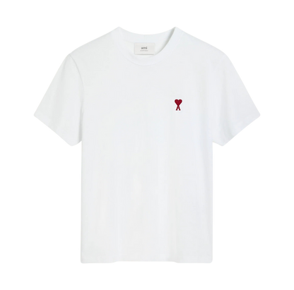 AMI TEE SHIRT AMI DE COEUR WHITE RED