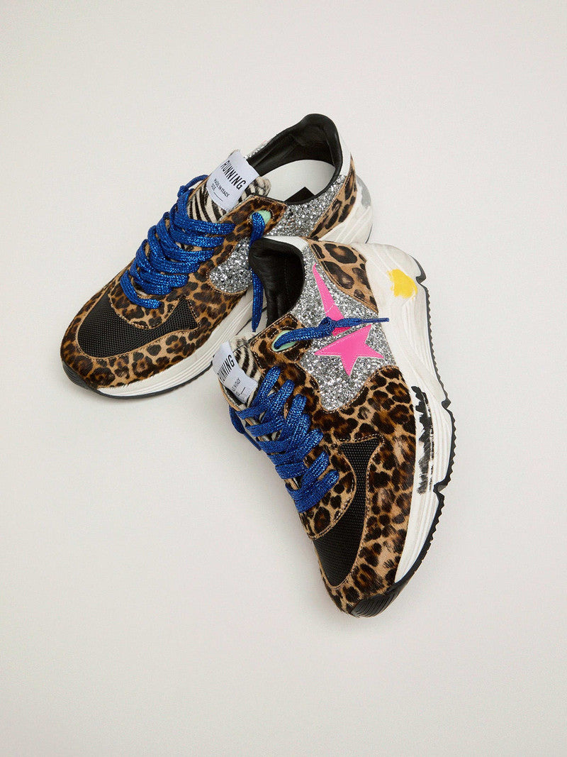 GOLDEN GOOSE Running Léopard RECONDITIONNÉ
