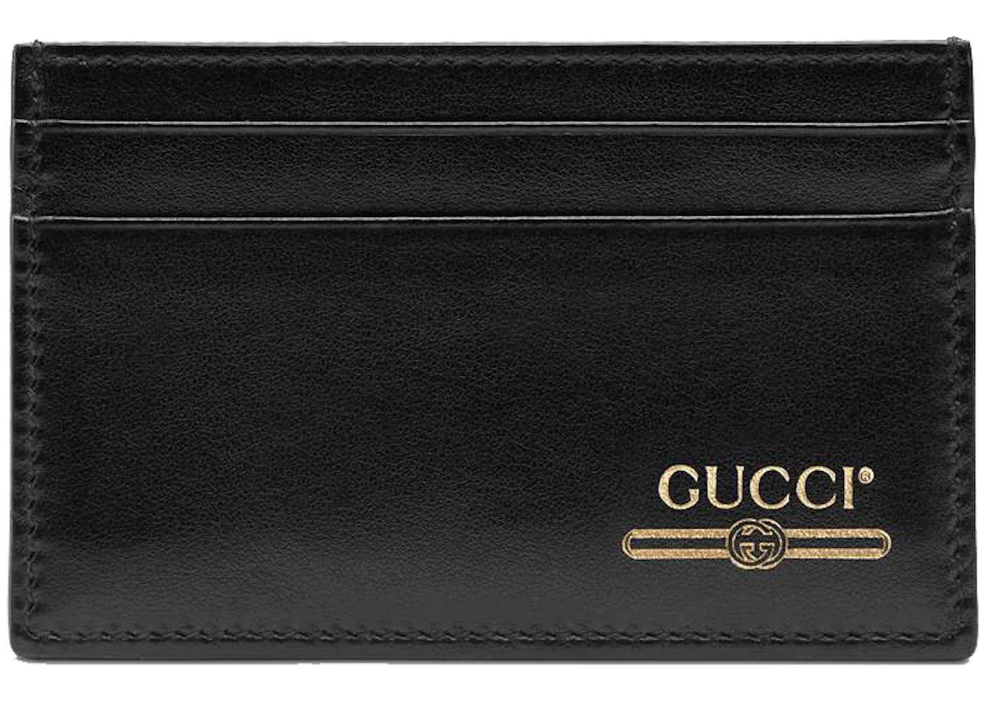 GUCCI Porte-Carte Black/Gold
