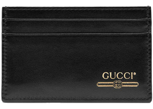 GUCCI Porte-Carte Black/Gold