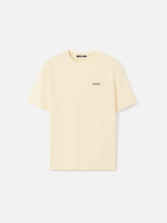 JACQUEMUS T-Shirt Gros Grain Beige