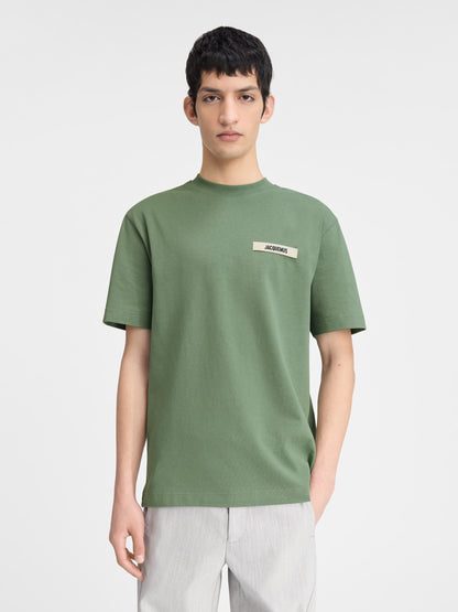 JACQUEMUS T-Shirt Gros Grain Vert