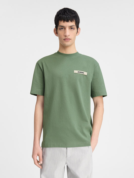 JACQUEMUS T-Shirt Gros Grain Vert