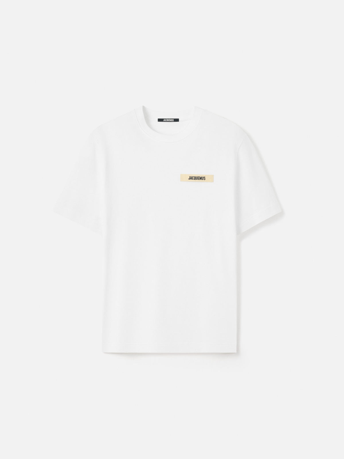 JACQUEMUS T-Shirt Gros Grain Blanc