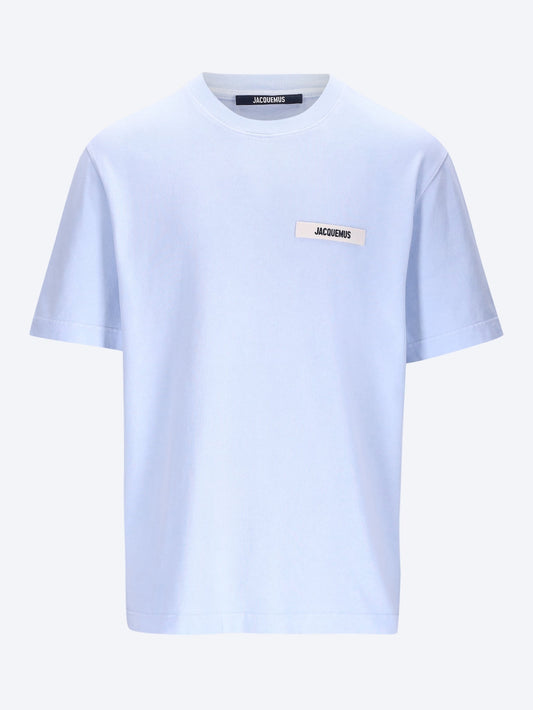JACQUEMUS T-Shirt Gros Grain Bleu Ciel