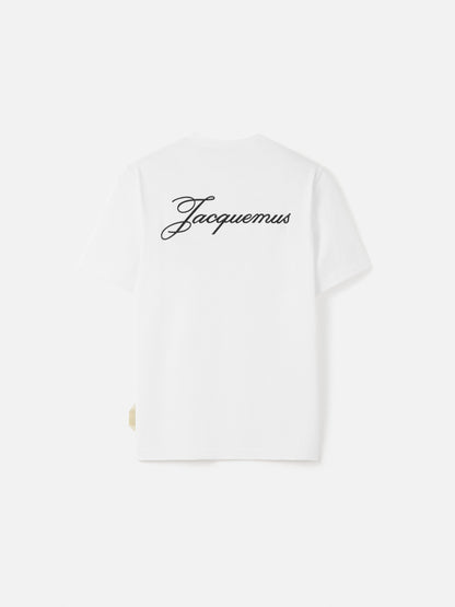 JACQUEMUS T-Shirt Logo Blanc