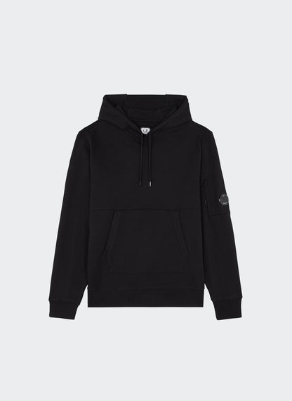 CP Company Hoodie Raised Fleece Black