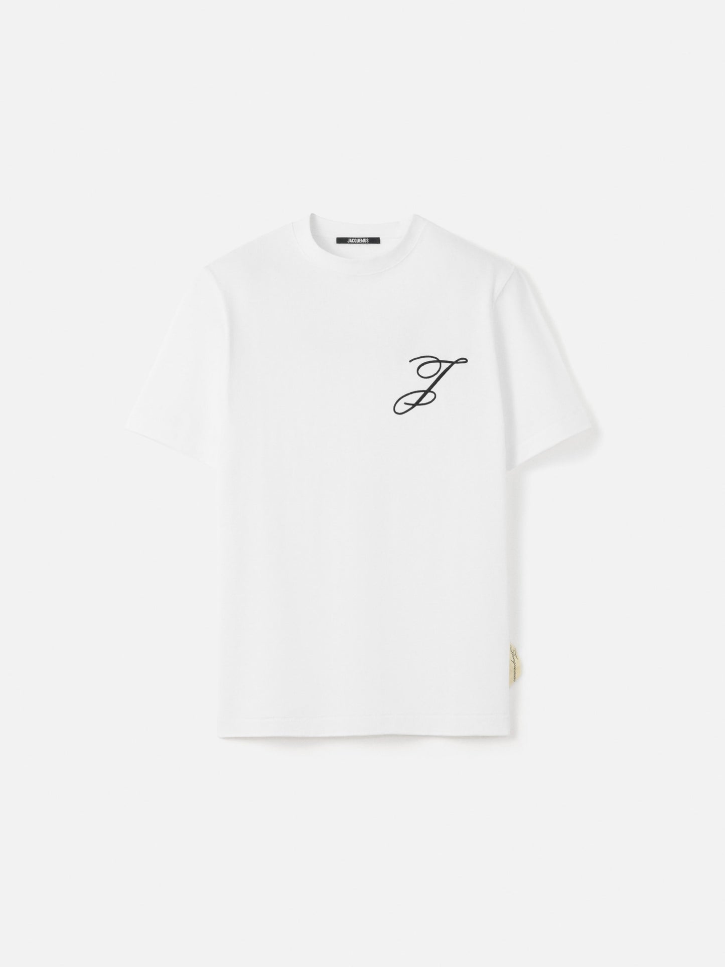JACQUEMUS T-Shirt Logo Blanc