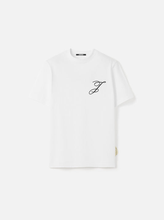 JACQUEMUS T-Shirt Logo Blanc